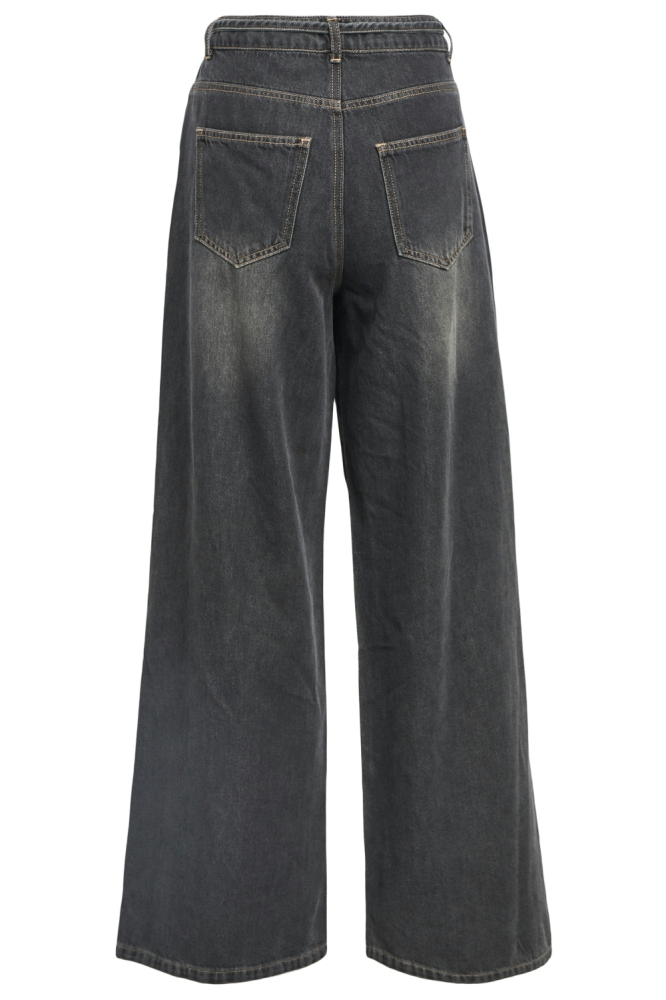 OBJROSIE MW WIDE JEANS NOOS 23046943 MEDIUM GREY DENIM
